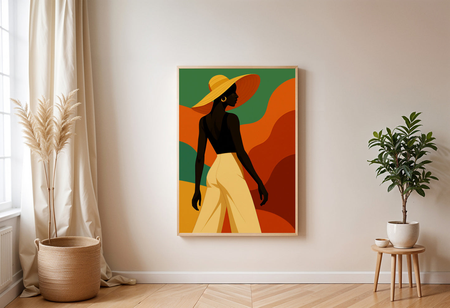 Art deco woman in fashion