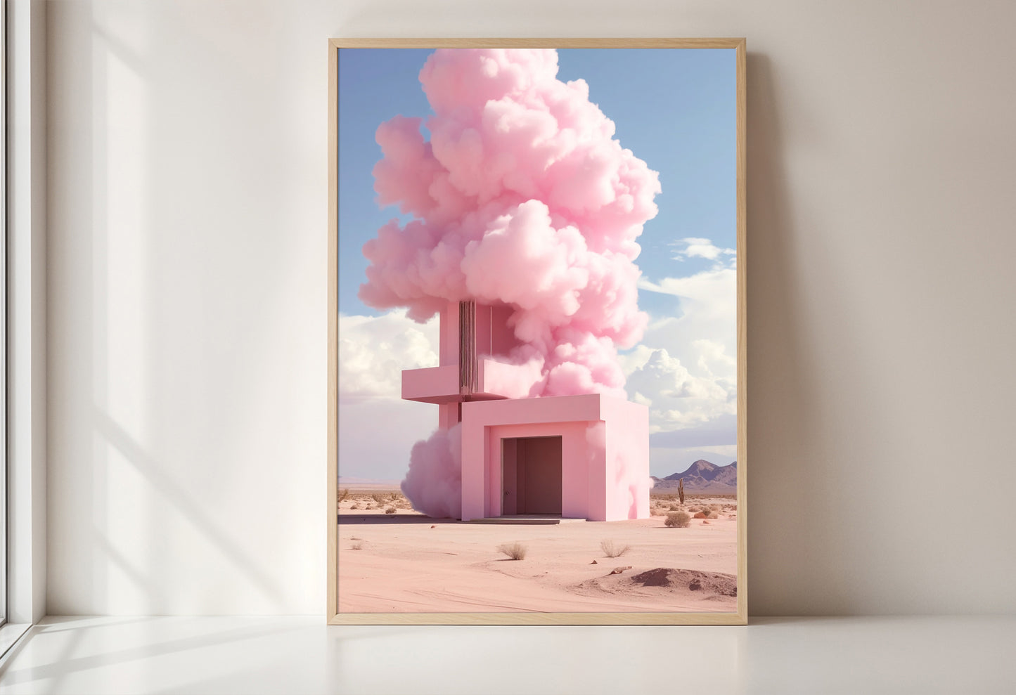 Fluffy pink clouds